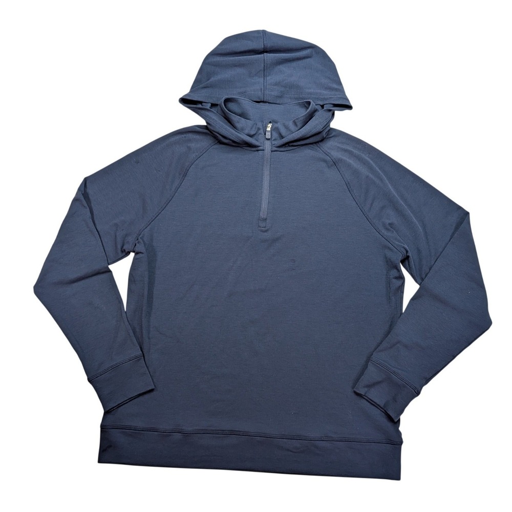 G/FORE Quarter Zip Golf Hoodie Mens M Navy Circle G Performance Pullover